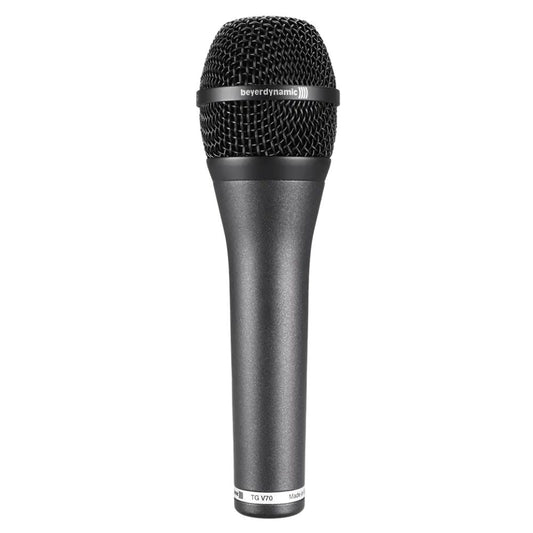 Front view of Beyerdynamic TG V70 Dynamic Vocal Microphone Standard on white background