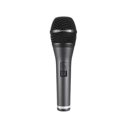 Front view of Beyerdynamic TG V70 S Dynamic Vocal Microphone with On/Off Switch on white background