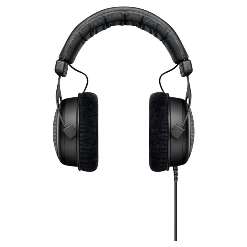 Front view of Beyerdynamic TYGR 300 R Open Gaming Headphones on white background