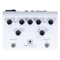 Top view of Blackstar AMPED 1 100W Guitar Amplifier Pedal on white background