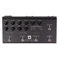 Top view of Blackstar AMPED 3 100W Guitar Amplifier Pedal on white background