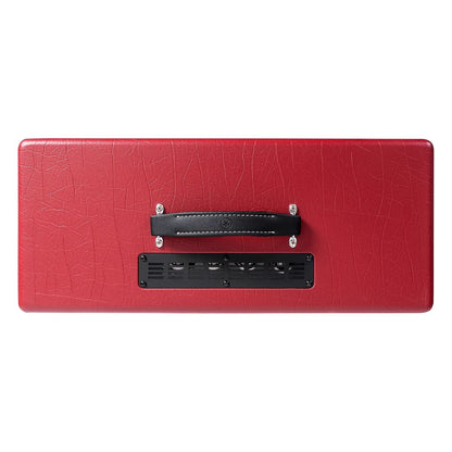 Top view of Blackstar DA100 Doug Aldrich Ruby 100W Guitar Amp Head on white background