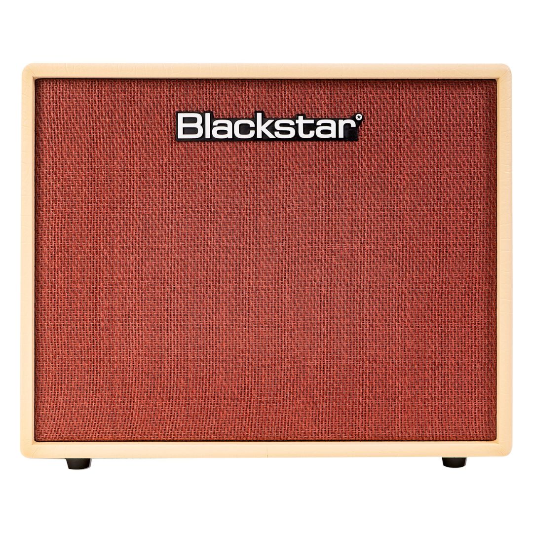 Front view of Blackstar Debut 100R Combo Amplifier Cream on white background