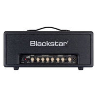 Front view of Blackstar Debut 100RH Guitar Amp Head Black on white background