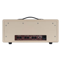 Rear view of Blackstar Debut 100RH Guitar Amp Head Cream on white background