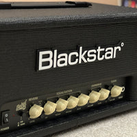 Close up view of Blackstar Debut 100RH Guitar Amp Head Black