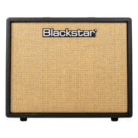 Front view of Blackstar Debut 50R Combo Amplifier Black on white background
