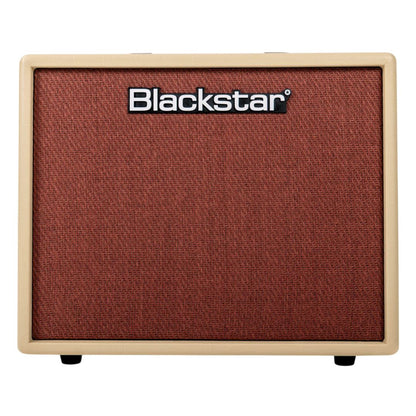 Front view of Blackstar Debut 50R Combo Amplifier Cream on white background
