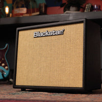 Angled view of Blackstar Debut 50R Combo Amplifier Black in studio