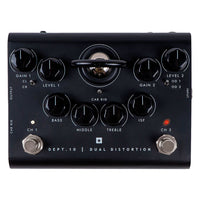 Front view of Blackstar Dept. 10 Dual Distortion Pedal on white background