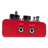 Left jacks view of Blackstar Dept. 10 Dual Drive Pedal on white background