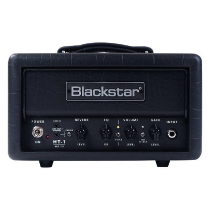 Front view of Blackstar HT-1RH MK III Guitar Amp Head on white background