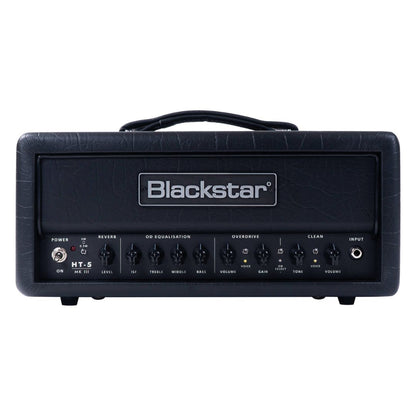 Front view of Blackstar HT-5RH MK III Guitar Amp Head on white background