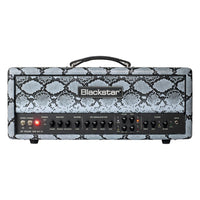 Front view of Blackstar HT Stage 100H MK III Guitar Amp Head Snakeskin on white background