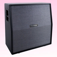 Angled view of Blackstar HTV-412 MK III Guitar Cabinet Angled Cabinet on pink background