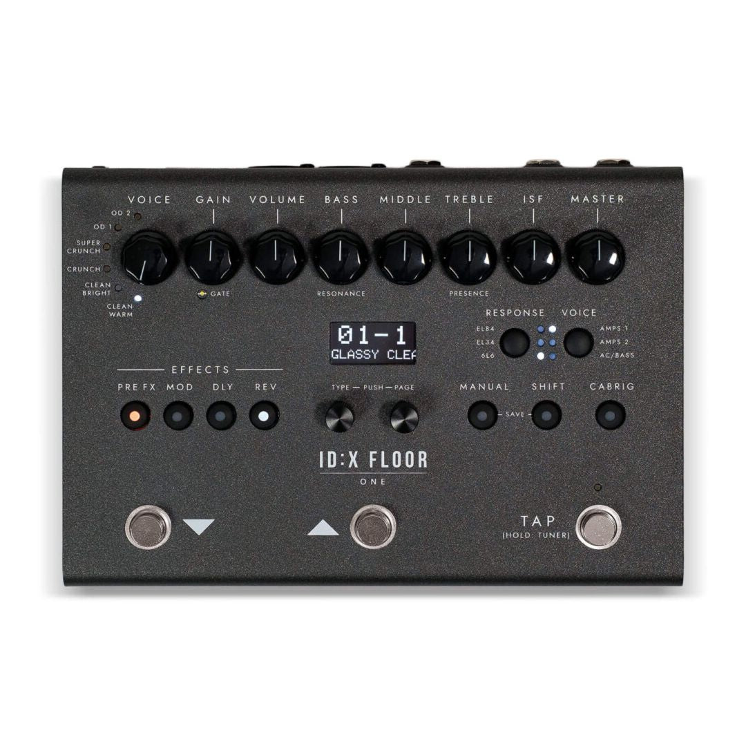 Front view of Blackstar ID:X Floor One Multi-FX Pedal on white background