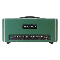 Front view of Blackstar JJN 50 Jared James Nichols 50W Guitar Amp Head on white background