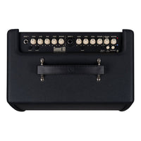 Top view of Blackstar Sonnet 60 Acoustic Guitar Amplifier Black on white background