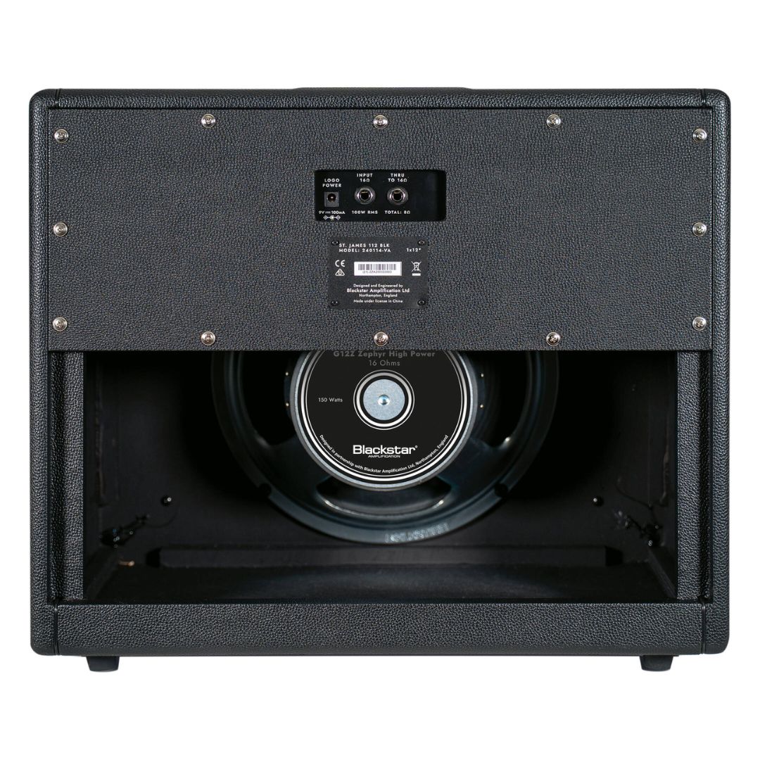 Rear view of Blackstar St. James 112 Cabinet on white background
