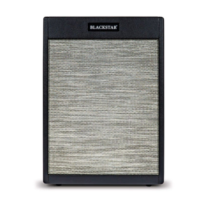 Front view of Blackstar St. James 212VOC Cabinet Black on white background