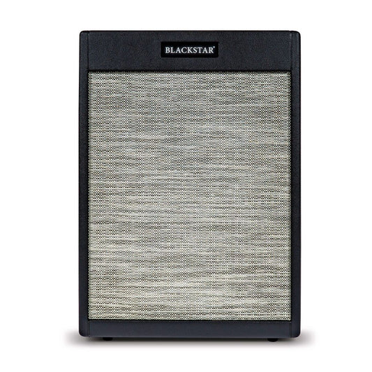 Front view of Blackstar St. James 212VOC Cabinet Black on white background