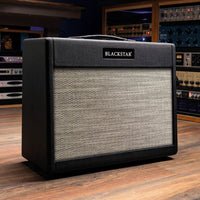 Angled view of Blackstar St. James 50 6L6 212 50W Combo Amplifier inside studio