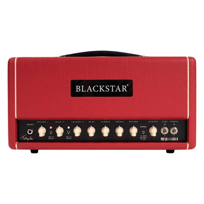 Front view of Blackstar St. James TL50 Toby Lee Signature Amp Head on white background