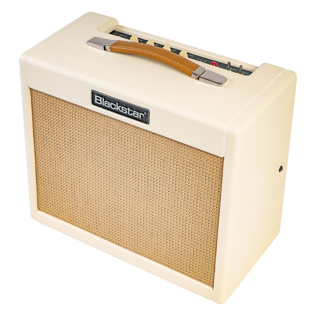 Angled view of Blackstar TV-10 A Combo Amplifier on white background