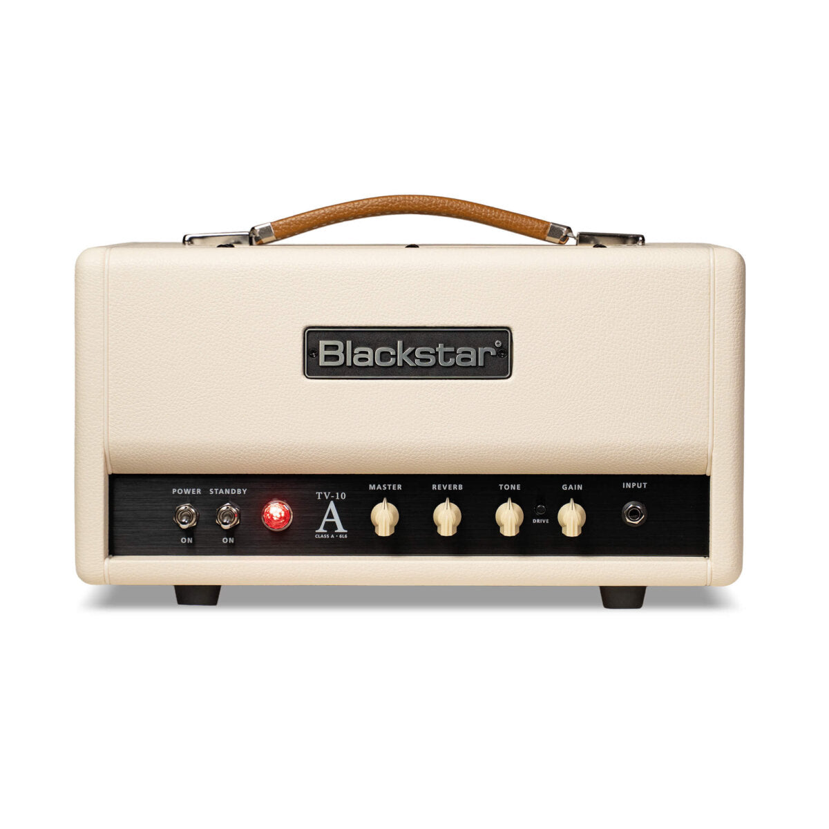 Front view of Blackstar TV-10 AH Guitar Amp Head on white background