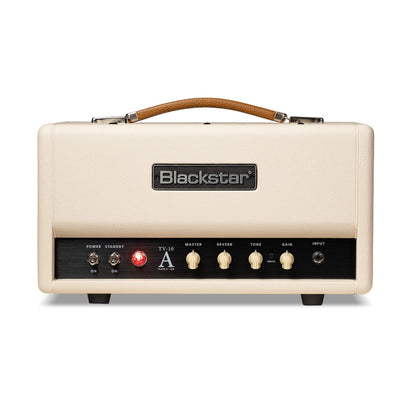 Front view of Blackstar TV-10 AH Guitar Amp Head on white background