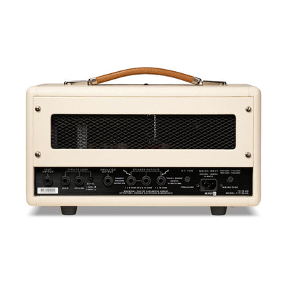 Rear ports view of Blackstar TV-10 AH Guitar Amp Head on white background