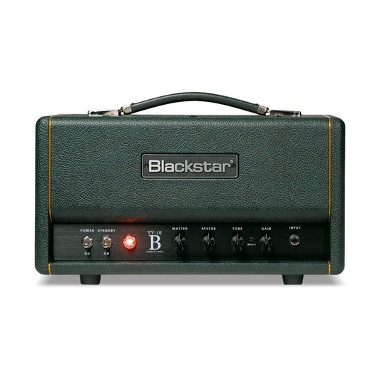 Front view of Blackstar TV-10 BH Guitar Amp Head on white background