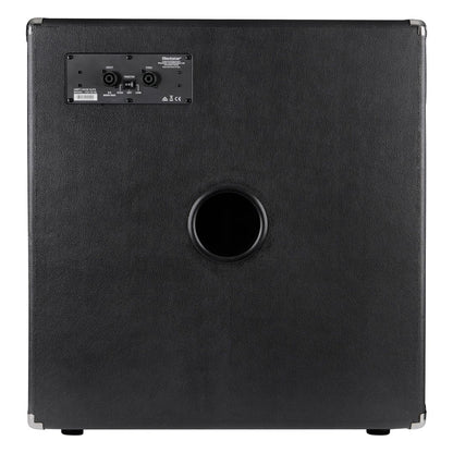 Rear view of Blackstar U410C Elite 800W Bass Cabinet on white background