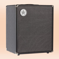 Angled view of Blackstar Unity 250ACT 250W Active Extension Cab on orange background