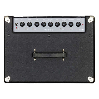 Top view of Blackstar Unity 500 500W Bass Combo Amplifier on white background
