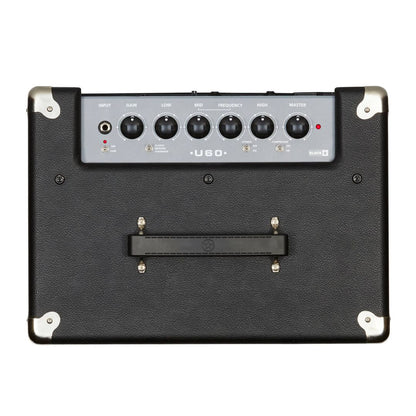 Top view of Blackstar Unity 60 60W Bass Combo Amplifier on white background