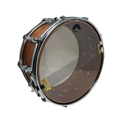 Bottom view of the Big Softy snare drum with white background