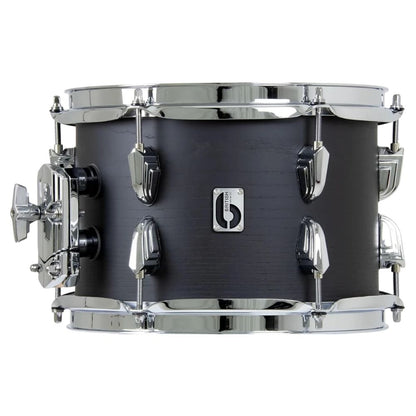 Front view of British Drum Co. Raven Rack Tom Drum on white background