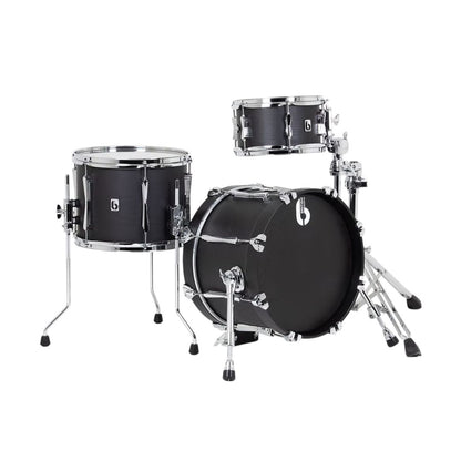 Angled view of British Drum Co. The Imp 16" Club Kit on white background