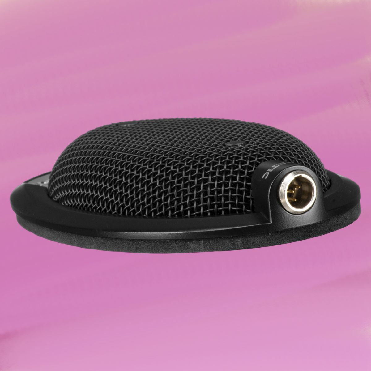 Close up angled port view of CAD Audio Astatic 930VPL Condenser Boundary Microphone on white background