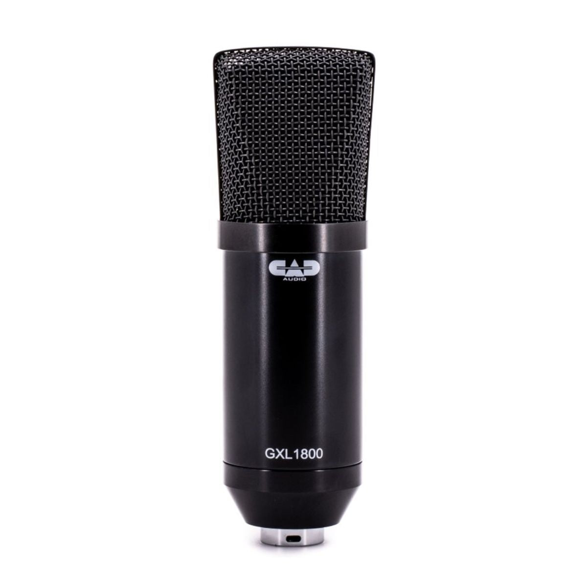 Front view of CAD Audio GXL1800SP Large Condenser Microphone on white background