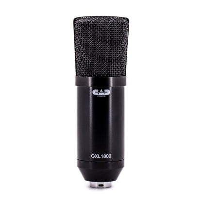 Front view of CAD Audio GXL1800SP Large Condenser Microphone on white background