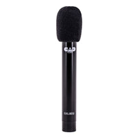Mic foam attached on CAD Audio GXL800 Small Diaphragm Pencil Condenser Microphone on white background
