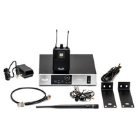 Inclusions of CAD Audio GXLIEM Single-Mix Wireless IEM System on white background