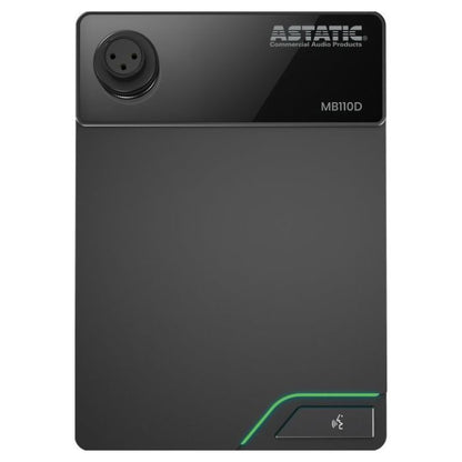 Front view of CAD Audio MB110D Dante-Enabled Microphone Base on white background