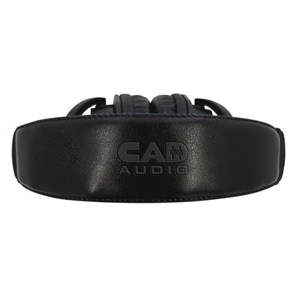 Top view of CAD Audio MH500 Closed-Back Over-Ear Headphones on white background