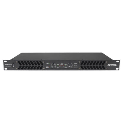 Front view of CAD Audio PX5002 500W 2-Channel Power Amplifier on white background