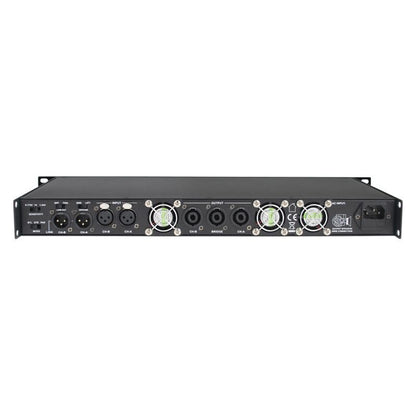 Rear ports view of CAD Audio PX5002 500W 2-Channel Power Amplifier on white background