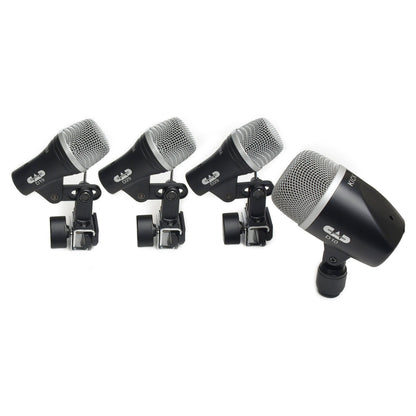Inclusions of CAD Audio Stage4 Drum Microphone Pack on white background