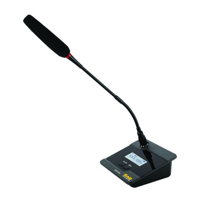 Angled front view of CAD Audio WX1000 Wireless Microphone System Gooseneck Microphone on white background